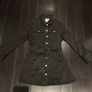 Zara black Jean dress large